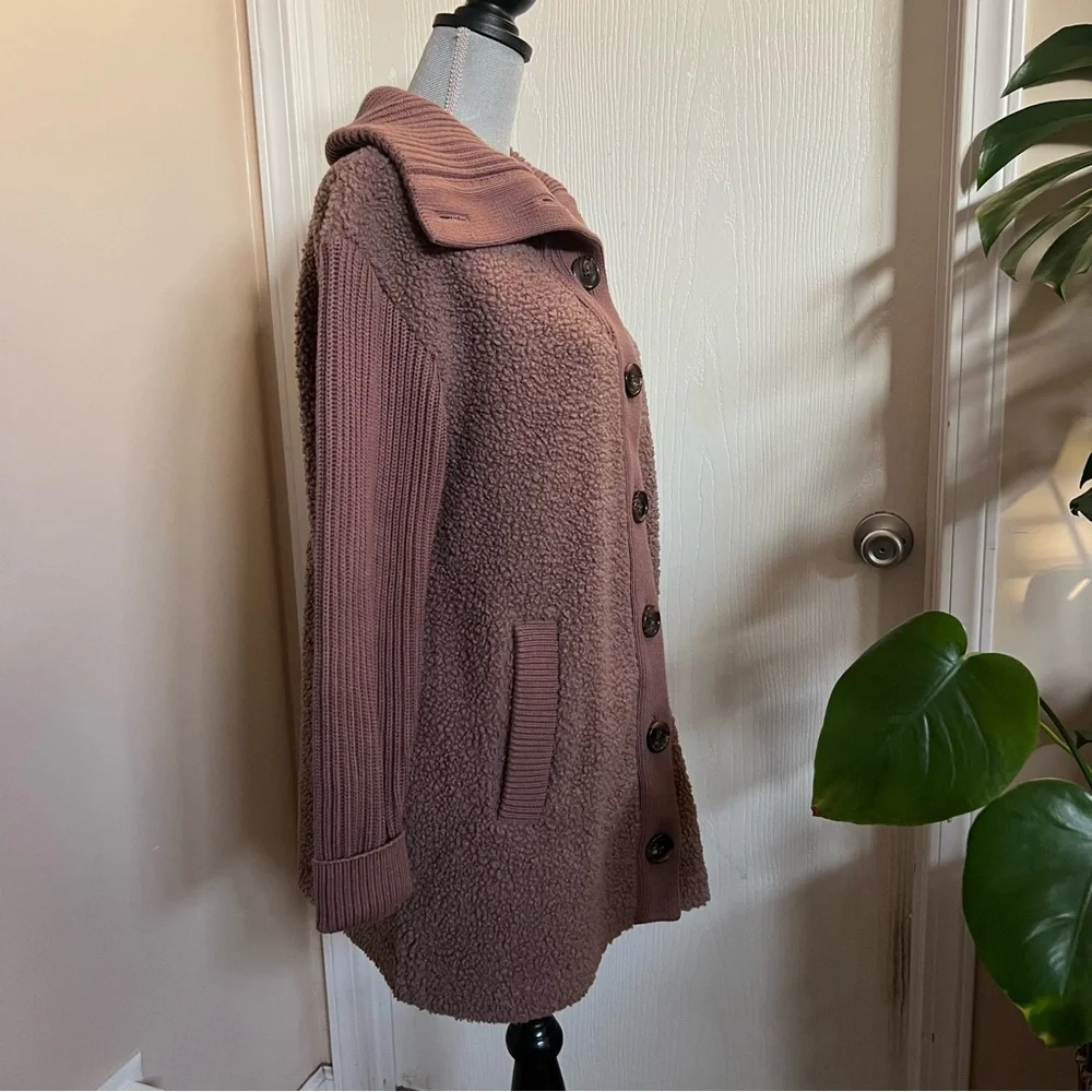 Varley Elliot Sherpa Button Down Jacket